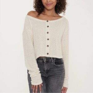 NWT Project Social T Paulina Chenille Cardigan